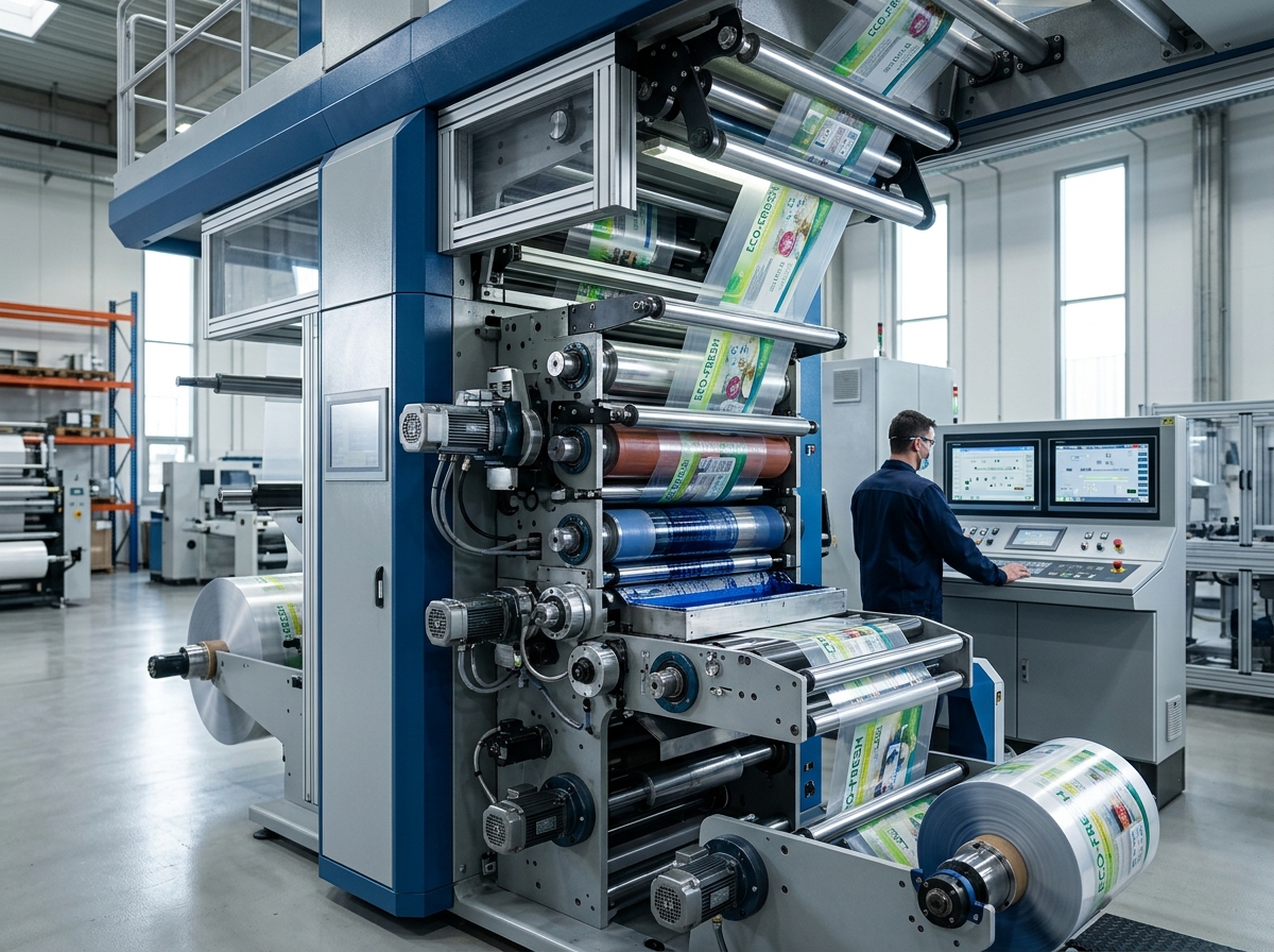 State-of-the-art Industrial Printing Press
